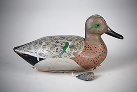 Green-winged teal by an unknown Long Island maker.