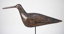 Large 3-piece curlew by an unidentified New Jersey or Long Island maker, ca. 1900