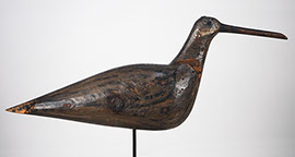 Large 3-piece curlew by an unidentified New Jersey or Long Island maker, ca. 1900