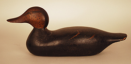 Standard grade black duck by the Mason Decoy Company