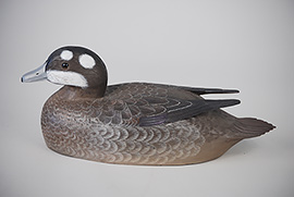 Pair of Harlequin ducks by Reg Bloom of Kingston, Ontario