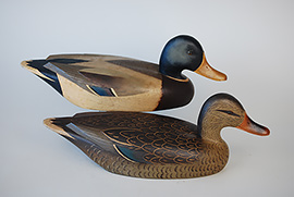 Pair of mallards by Davey Nichol of Smiths Falls, Ontario