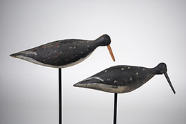 Pair of yellowlegs used at the Nags Head lighthouse with John Fulcher bodies and wooden bills