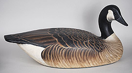 Canada goose by the Ward brothers of Crisfield, Maryland, signed and dated 1970.