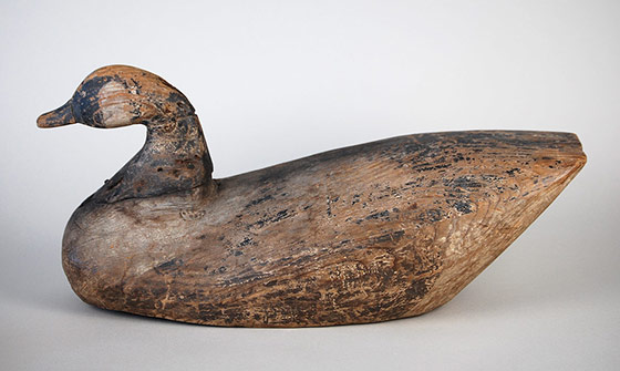 Canada goose from Portsmouth Island, North Carolina. Wonderful old surface patina! 